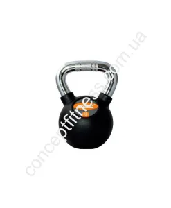Гиря в гумовій оболонці LiveUp 16 кг LS2044-16 - фото 19622