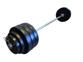 Штанга олімпійська композитна в пластиковій оболонці Newt Rock Pro гриф 2,2 м, 95 кг - фото 