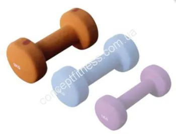 Гантель неопренова Fitex MD2015-3N, 3 кг - фото 23244