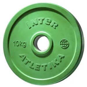 Диск кольоровий InterAtletika LСA032 10 кг - фото 