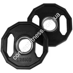 Олімпійський диск Tunturi Olympic Disk 2 x 1,25 kg 14TUSCL272 - фото 24486