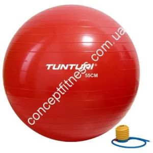 Фітбол Tunturi Gymball 55 cm, червоний 14TUSFU281 - фото 24695