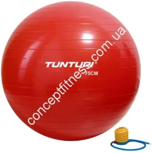 Фітбол Tunturi Gymball 75 cm, червоний 14TUSFU282 - фото 24700