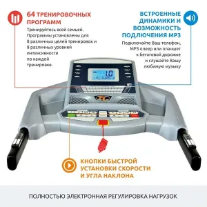 Бігова доріжка FitLogic T33 - фото 6