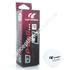 М'яч для тенісу Cornilleau P-Ball *** ITTF X3 310555 - фото 26949