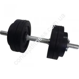 Гантель обрезиненная 16 кг Newt NE-R-968-747-16 - фото 27766