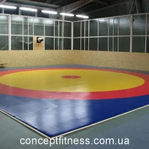 Мат борцівський 10 х 10 м товщиною 4 см - фото 2