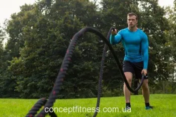 Бойовий канат Tunturi Battle Rope 14TUSCF004 - фото 31351