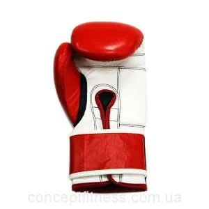 Рукавички Thor Shark 8019/02 Leather Red 10 oz - фото 31550