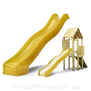 Садова гірка Swing King Yellow 3м HS-3Y - фото 34919