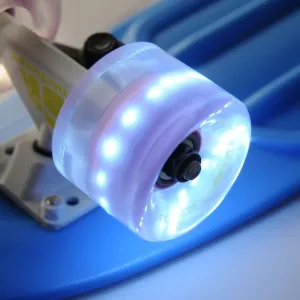 Скейтборд Meteor LED 23898 /LED /blue - фото 36070