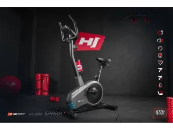 Велотренажер Hop-Sport HS-2080 Spark Black/Silver - фото 38023