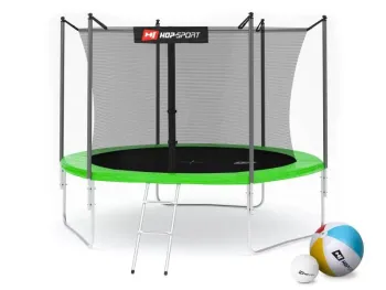 Батут Hop-Sport 10ft (305cm) зелений внутр сітка - фото 39267