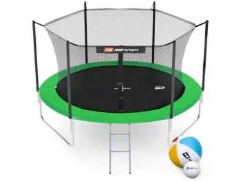 Батут Hop-Sport 10ft (305cm) зелений внутр сітка - фото 