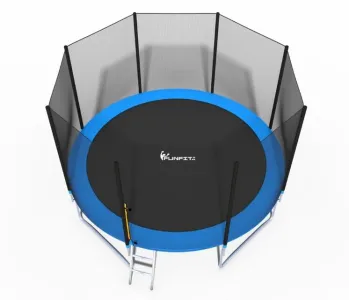 Батут FunFit 490 см з сіткою сходи 104010 - фото 41157