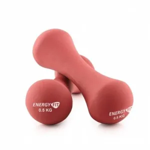 Гантелі червоні EnergyFIT 2 х 0.5 кг EF05 - фото 