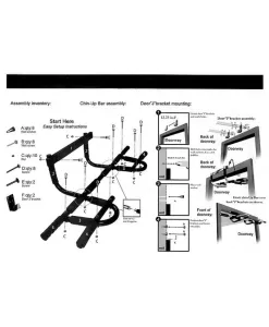 Турнік дверний LiveUp CHIN-UP BAR LS3153A - фото 42639