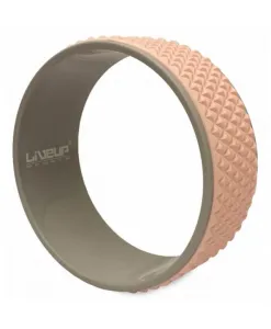 Колесо для йоги LiveUp YOGA RING рожевий LS3750-p - фото 