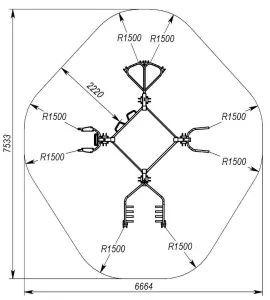 Мультіфітнес станція InterAtletika SM801 Medium - фото 43484