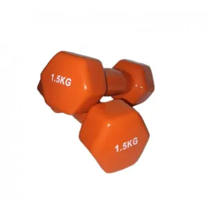 Гантель аеробне вінілова 1,5 кг Fitnessport VDD-01-1,5к - фото 