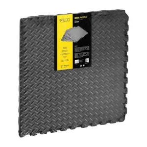 Захисний килимок 4FIZJO Mat Puzzle 120 x 120 x 1 cм Black 4FJ0060 - фото 44796