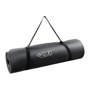 Килимок для йоги та фітнесу 4FIZJO NBR 1.5 см Black 4FJ0150 - фото 44804