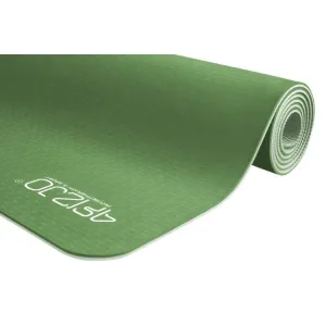 Килимок для йоги та фітнесу 4FIZJO TPE 6 мм Green Grey 4FJ0142 - фото 