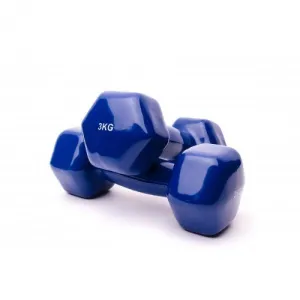 Гантель аеробне вінілова 3 кг Fitnessport VDD-01-3k - фото 