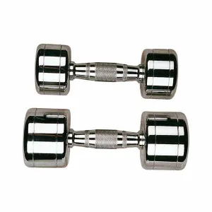 Хромований гантельний ряд Generation Fitness D-04 1-10 кг (10 пар) 110 кг - фото 109311