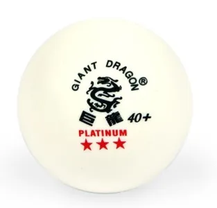М'ячі для настільного тенісу Giant Dragon Training Platinum 40+ 3зв 6шт - фото 46447