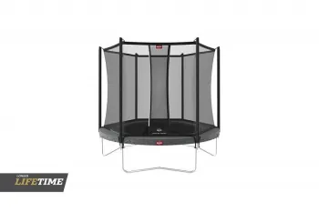 Батут BERG Favorit Regular 330 Grey + сітка Comfort (35.11.33.00) - фото 