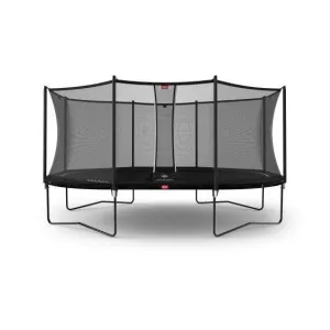 Батут BERG Grand Favorit Regular 520 Black + сітка Comfort 30.25.65.40 - фото 