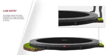 Батут BERG Favorit InGround 380 Black + Safety Net Comfort 35.12.96.02 - фото 47702