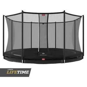 Батут BERG Favorit InGround 380 Black + Safety Net Comfort 35.12.96.02 - фото 