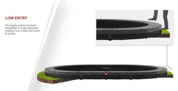 Батут BERG Grand Favorit InGround 520 Black + Safety Net Comfort 30.23.65.40 - фото 47723