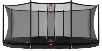 Батут BERG Grand Favorit InGround 520 Black + Safety Net Comfort 30.23.65.40 - фото 