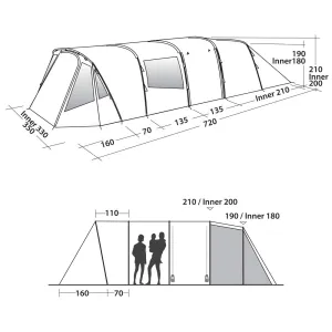 Намет Easy Camp Palmdale 600 Lux Forest Green (120372) - фото 49271