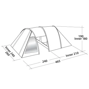 Намет Easy Camp Galaxy 400 Teal Green (120356) - фото 49306
