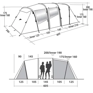 Намет Easy Camp Huntsville Twin 600 Red (120343) - фото 49336