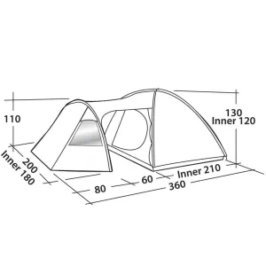 Намет Easy Camp Eclipse 300 Rustic Green (120386) - фото 50502