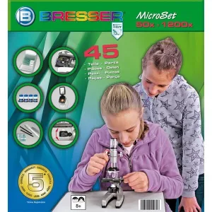 Мікроскоп Bresser Junior 300x-1200x з кейсом - фото 55276