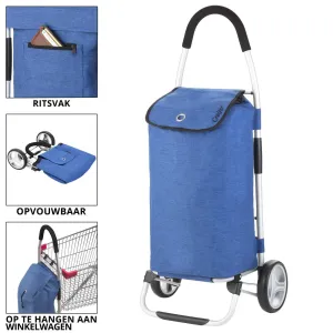 Сумка-візок ShoppingCruiser Foldable 40 Blue - фото 61502