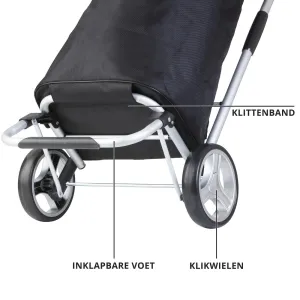 Сумка-візок ShoppingCruiser Foldable 40 Black - фото 62111