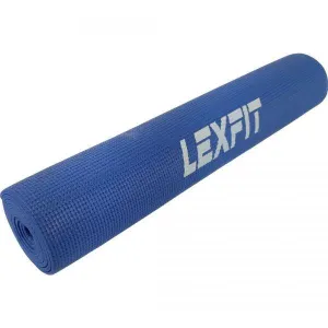 Килимок для фітнесу (килимок для йоги, мат) LEXFIT 0,6 см, синій, LKEM-3010-0,6 - фото 65063