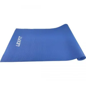 Килимок для фітнесу (килимок для йоги, мат) LEXFIT 0,6 см, синій, LKEM-3010-0,6 - фото 65065