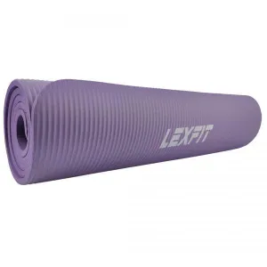 Килимок для фітнесу (килимок для йоги, мат) LEXFIT 1см, LKEM-3006-1-viol - фото 
