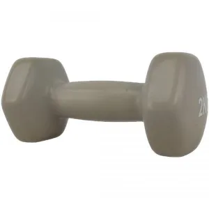 Гантель LEXFIT сталева з вініловим покриттям 2кг, 1шт, сірий, LKDB-505-2 - фото 65074