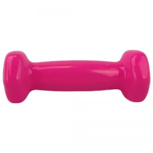 Гантель LEXFIT сталева з вініловим покриттям 0,5 кг, 1шт, рожевий, LKDB-505-0,5 - фото 65077