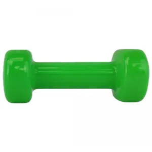 Гантель LEXFIT сталева з вініловим покриттям 1кг, 1шт, зелен, LKDB-504A - фото 65079