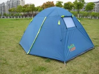Намет 2-х місцева Green Camp, синя 1001B - фото 